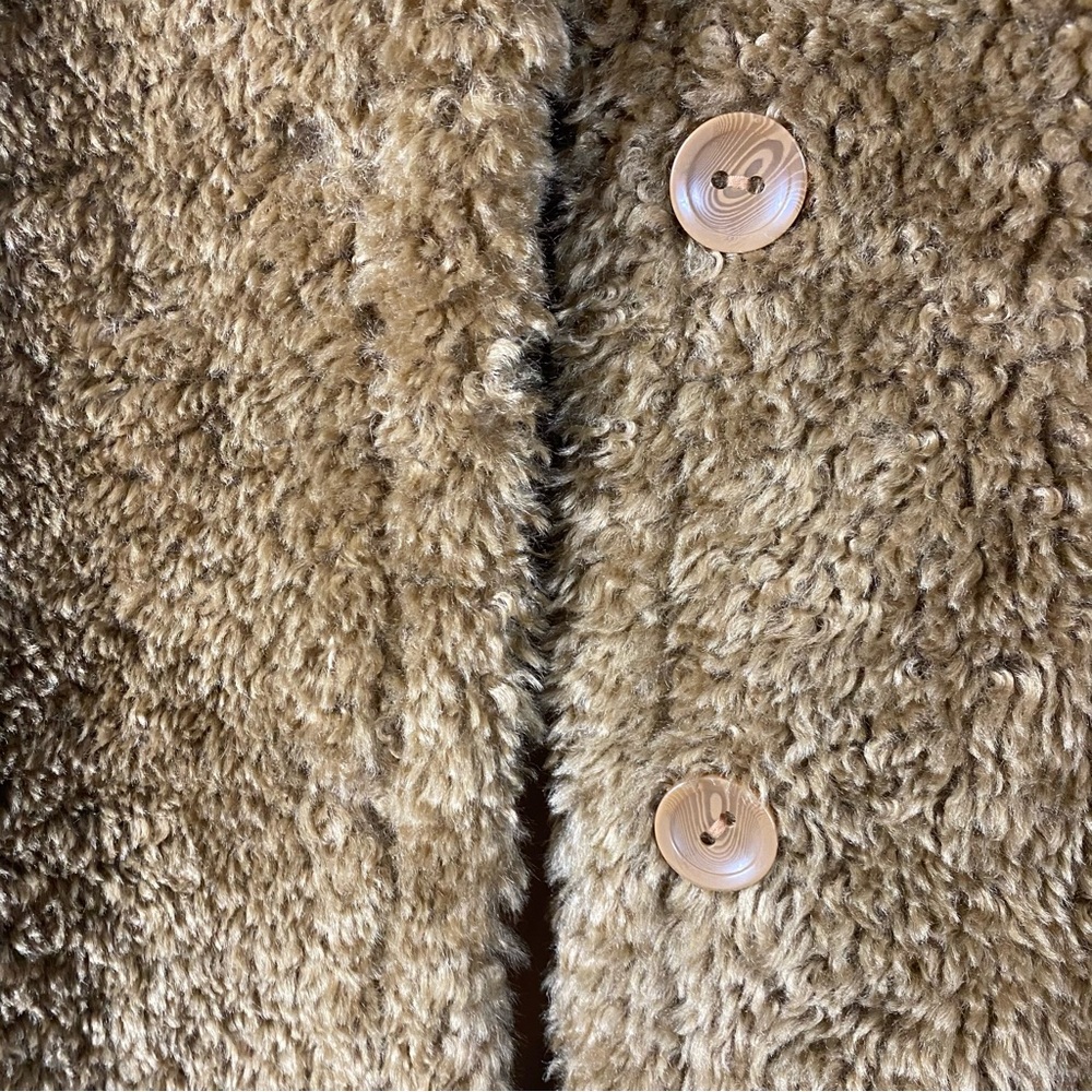 STAND STUDIO Anika Coat Faux Shearling in Camel - 36/S - Picture 11 of 16